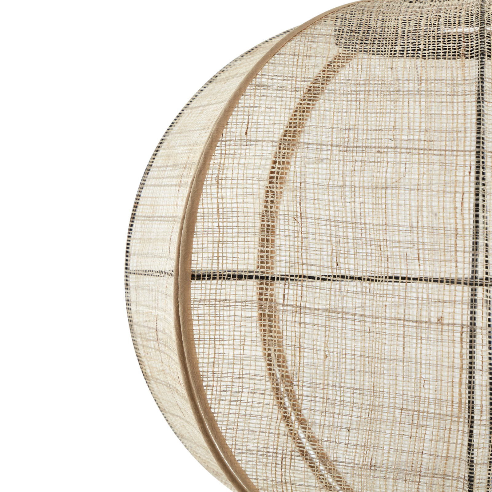 Lindby Aurinil pendellampa tillverkad av linne