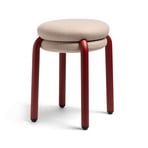 Chaise Macaron, beige/rouge, métal, hauteur 47 cm - &Klevering