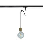 Lampa wisząca Lindby Linaro, Ø 4,6 cm, złota, 1-fazowa, GU10