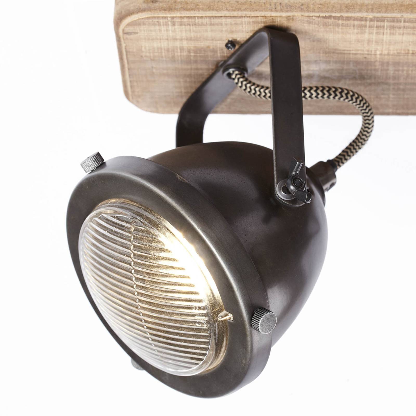 Brilliant Carmen Wood – lampa sufitowa 2-pkt.