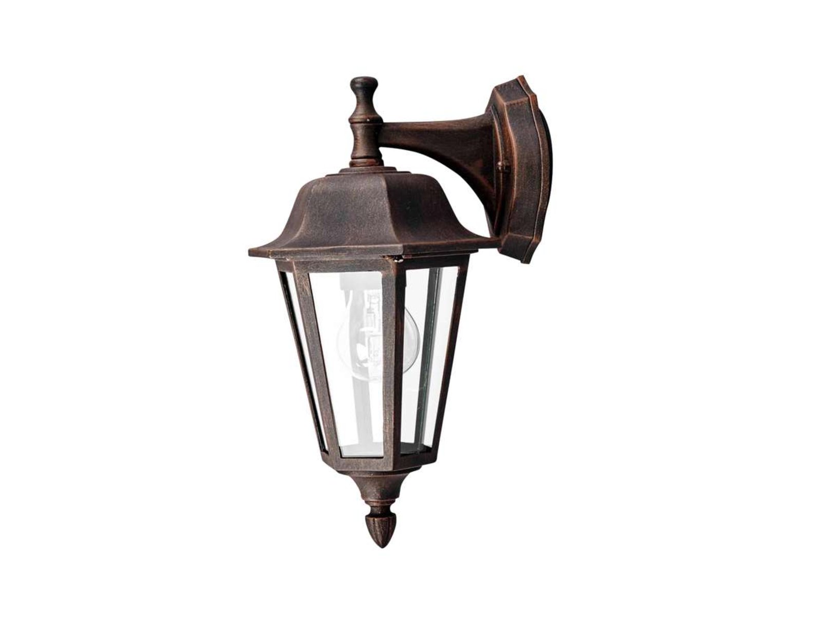 Lamina Outdoor Wall Lamp Rust - Lindby