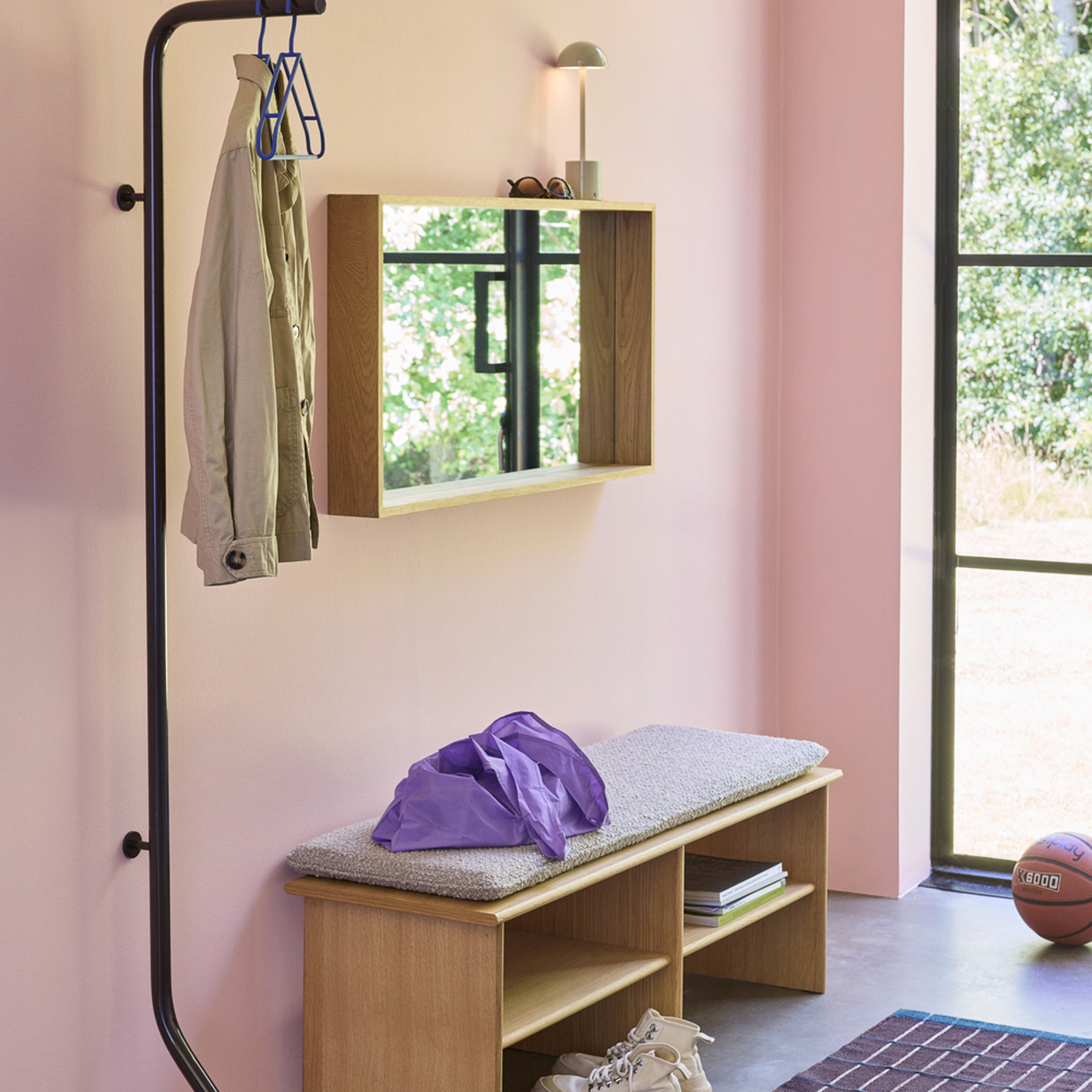 Still fali tükör, világos tölgy, magasság 103 cm – Hübsch