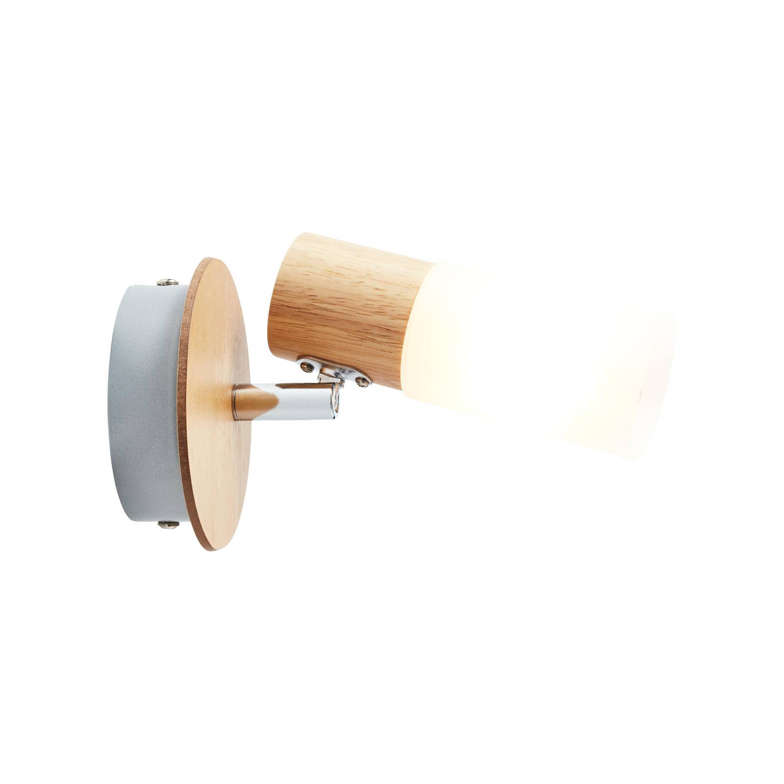 Wandstrahler Babsan, Ø 10 cm, holz hell, Bambus