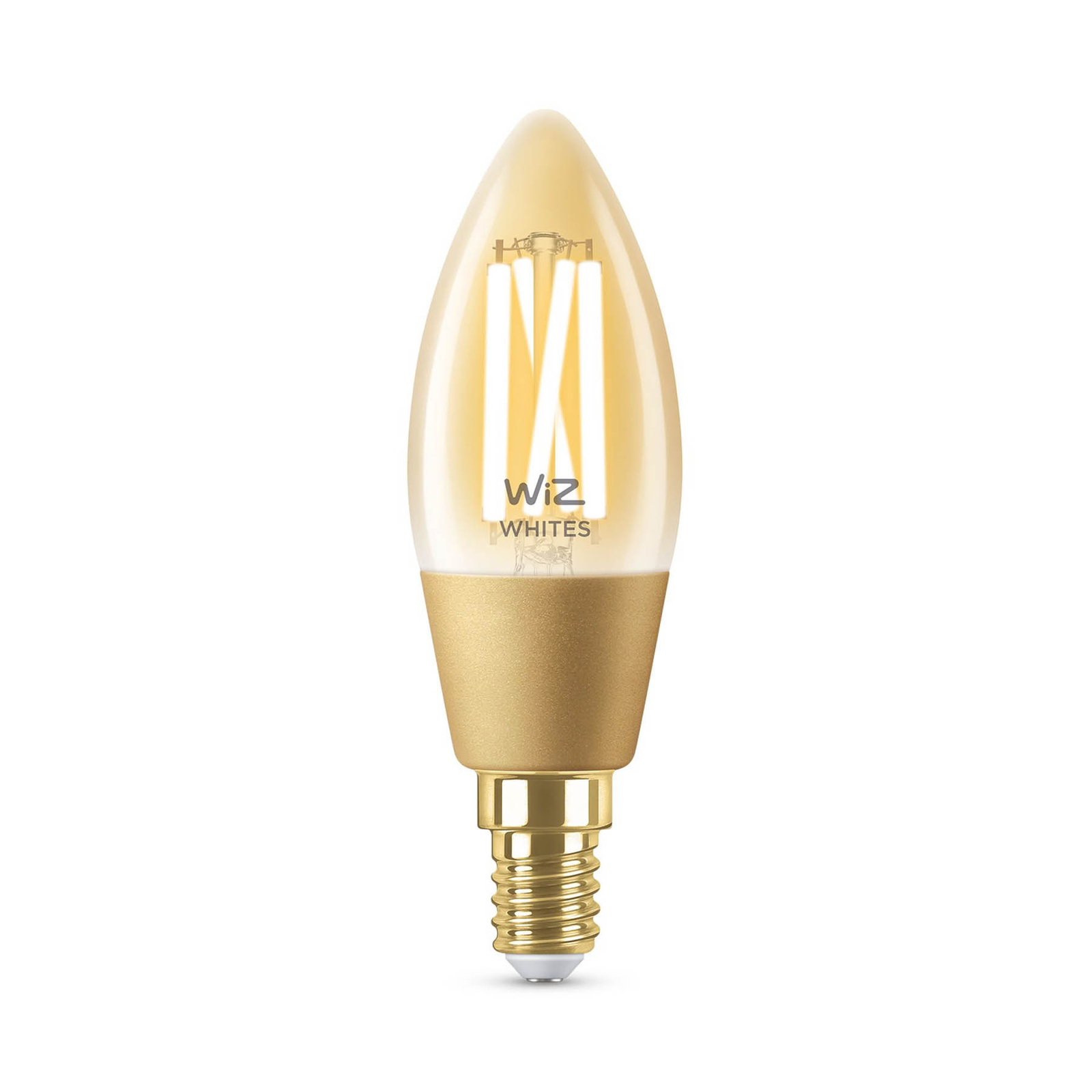 XINRISHENG C35 4W Ampoule LED E14 220V Chaude 2200K Ambre Teinte Bougie Lampe rétro LED Ampoules à Filament dimmable lumière décorative pour la Maison,5 