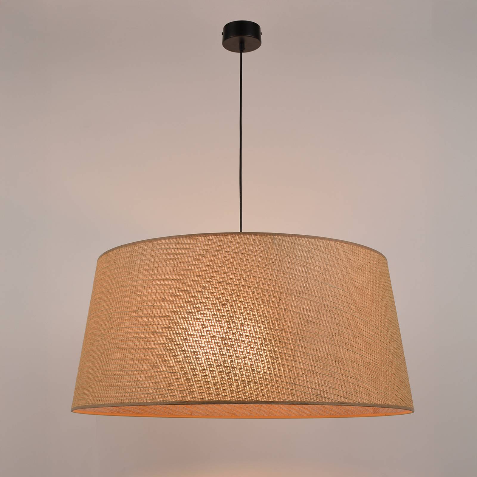 Żyrandol Tambour, jamajska, Ø 78 cm, papier