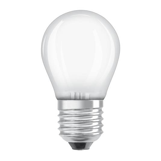 OSRAM LED bulb drop matt E27 2,2W 2700K 470lm Lights.co.uk
