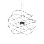 Axolight Hoops 4 lampa wisząca LED, czarna