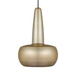 UMAGE Clava hanging lamp brass, cannonball black