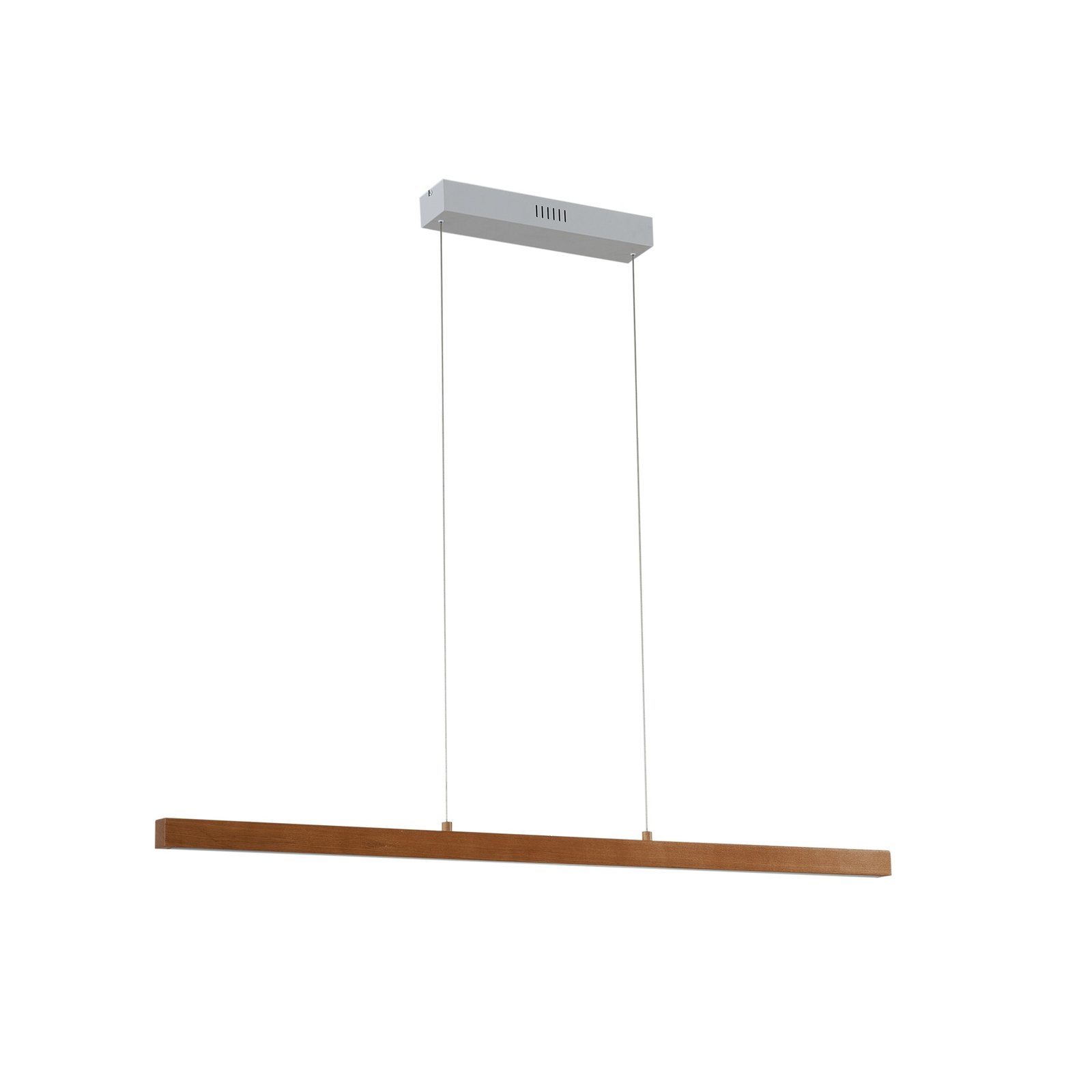 Lucande LED-Hängeleuchte Nihalo, Holz, 12 cm, dimmbar, CCT