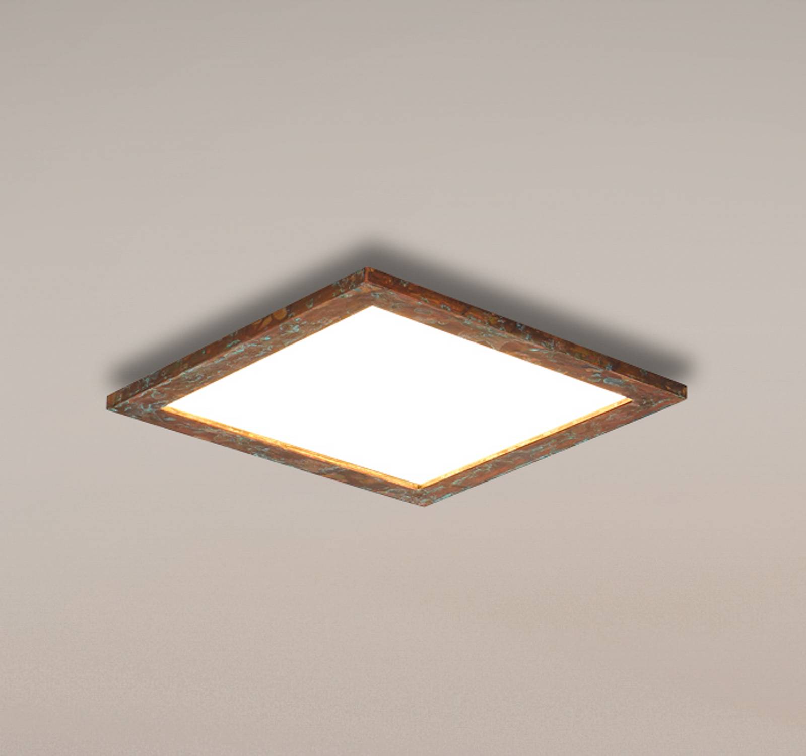 Quitani Aurinor LED-panel koppar 45 cm