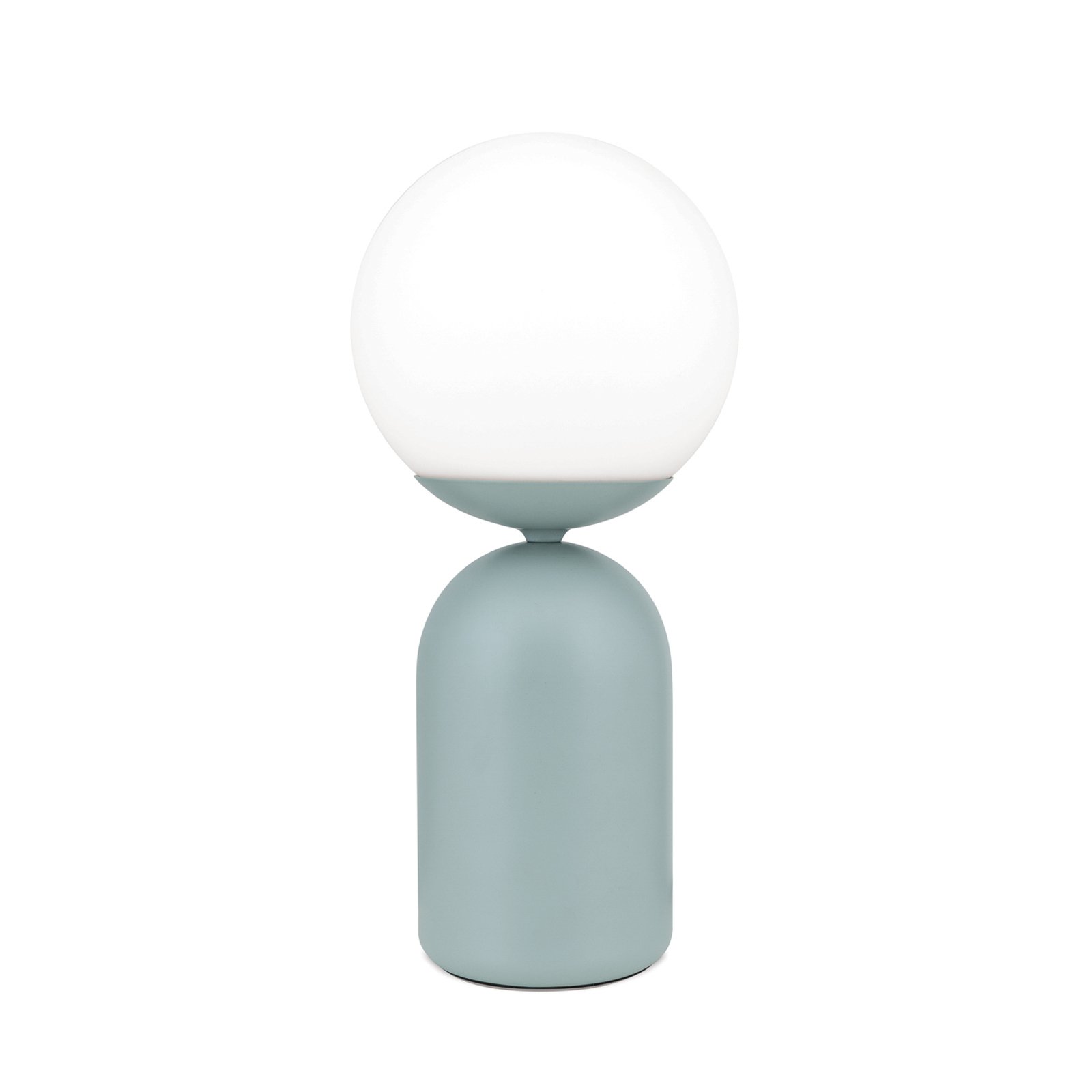 Stanley table lamp, light green, height 32 cm, ceramic/glass