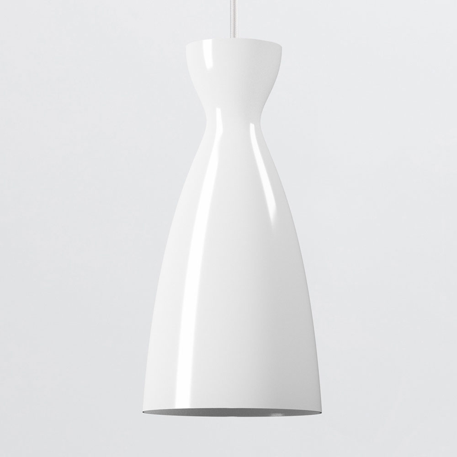 Nyta Pretty long hanging light 3m, glossy white