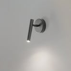 Sopel wall light, olive green, 1-bulb, steel, height 15 cm