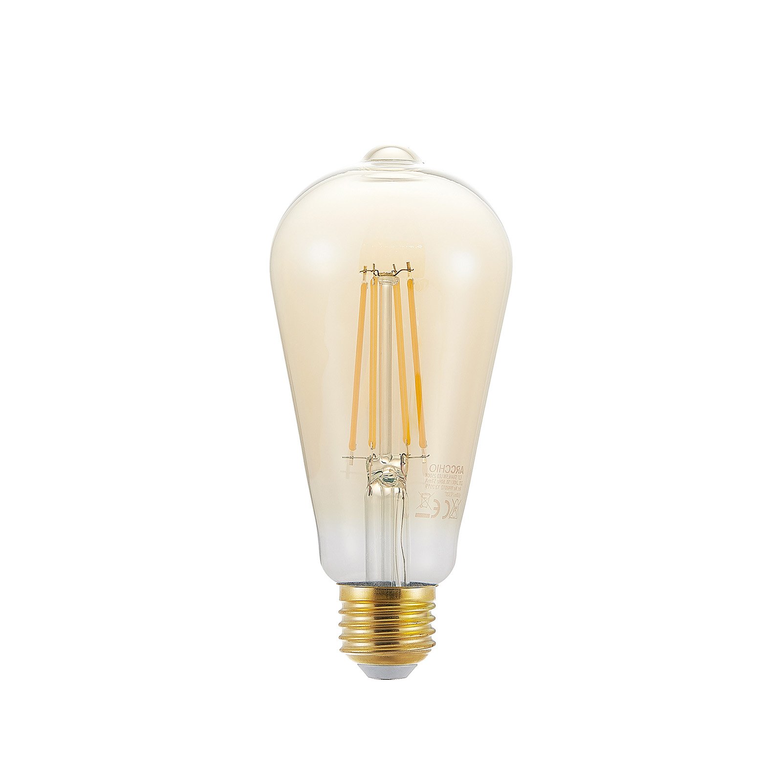 LED-Lampe E27 ST64 6,5W 2.500K amber 3-Step-Dimmer