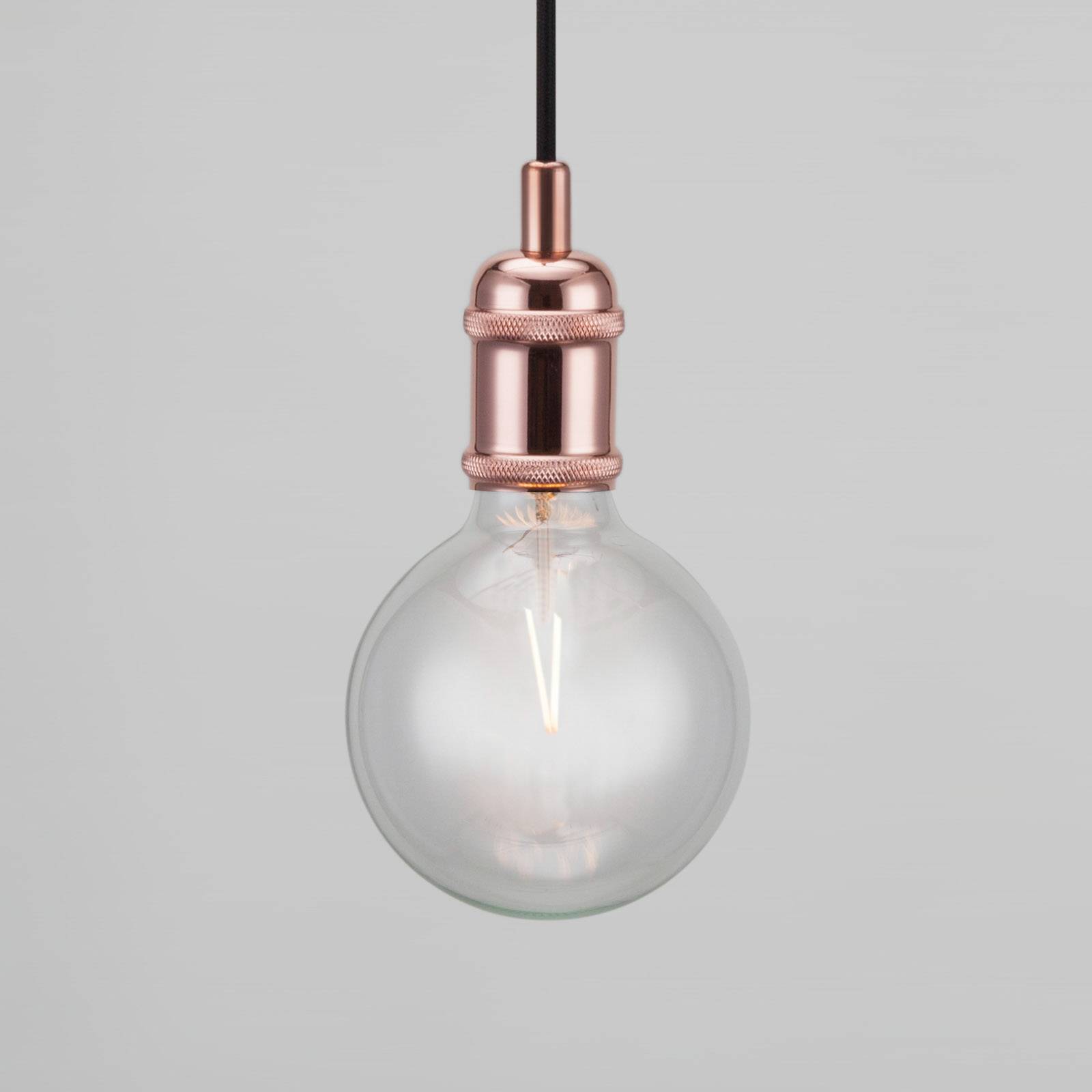 E-shop Avra – minimalistická závesná lampa v medenej
