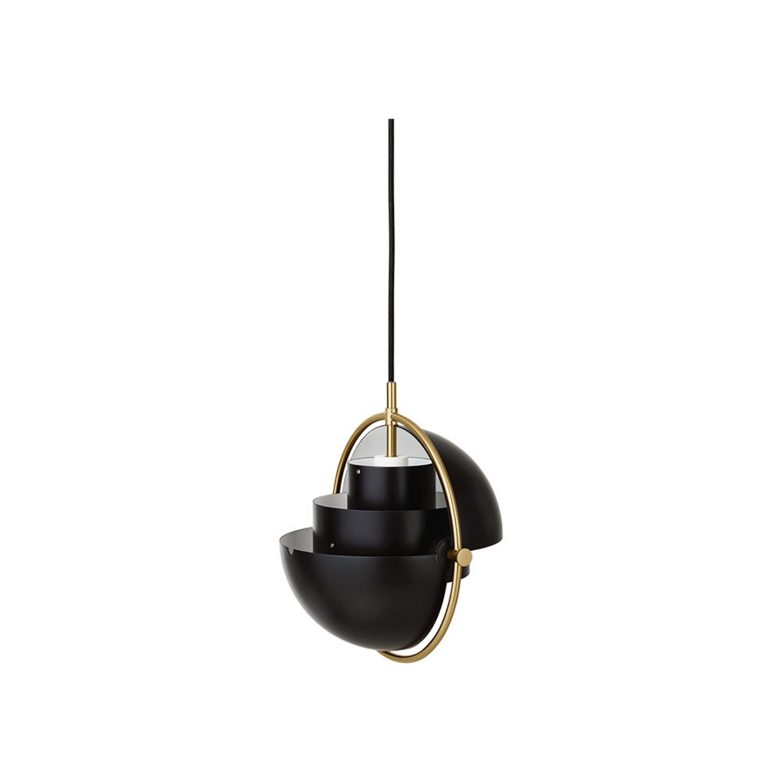 Multi-Lite Candeeiro Suspenso S Brass/Charcoal Black - GUBI