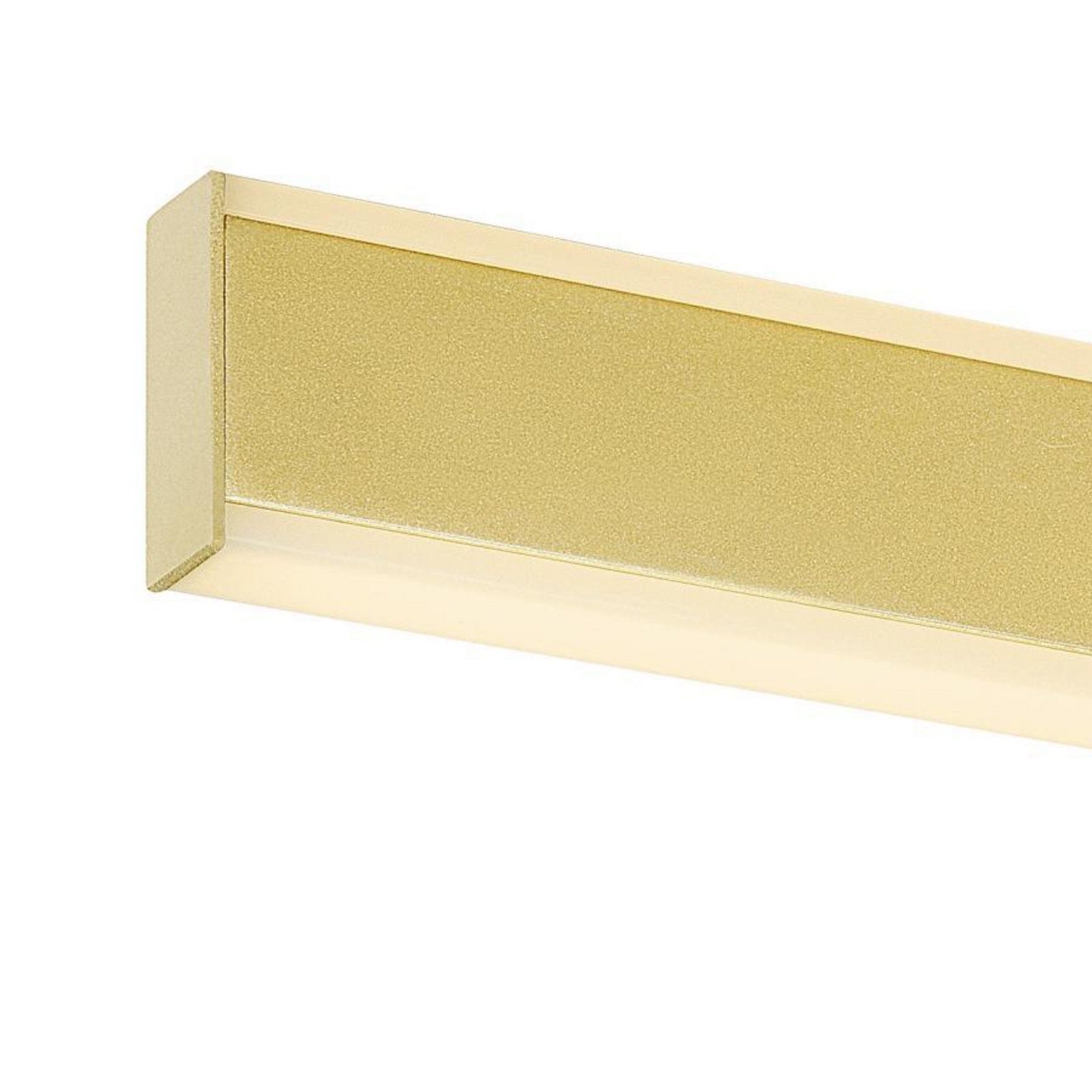 SLV LED стенна лампа за баня One Linear, 70 см, месингов цвят