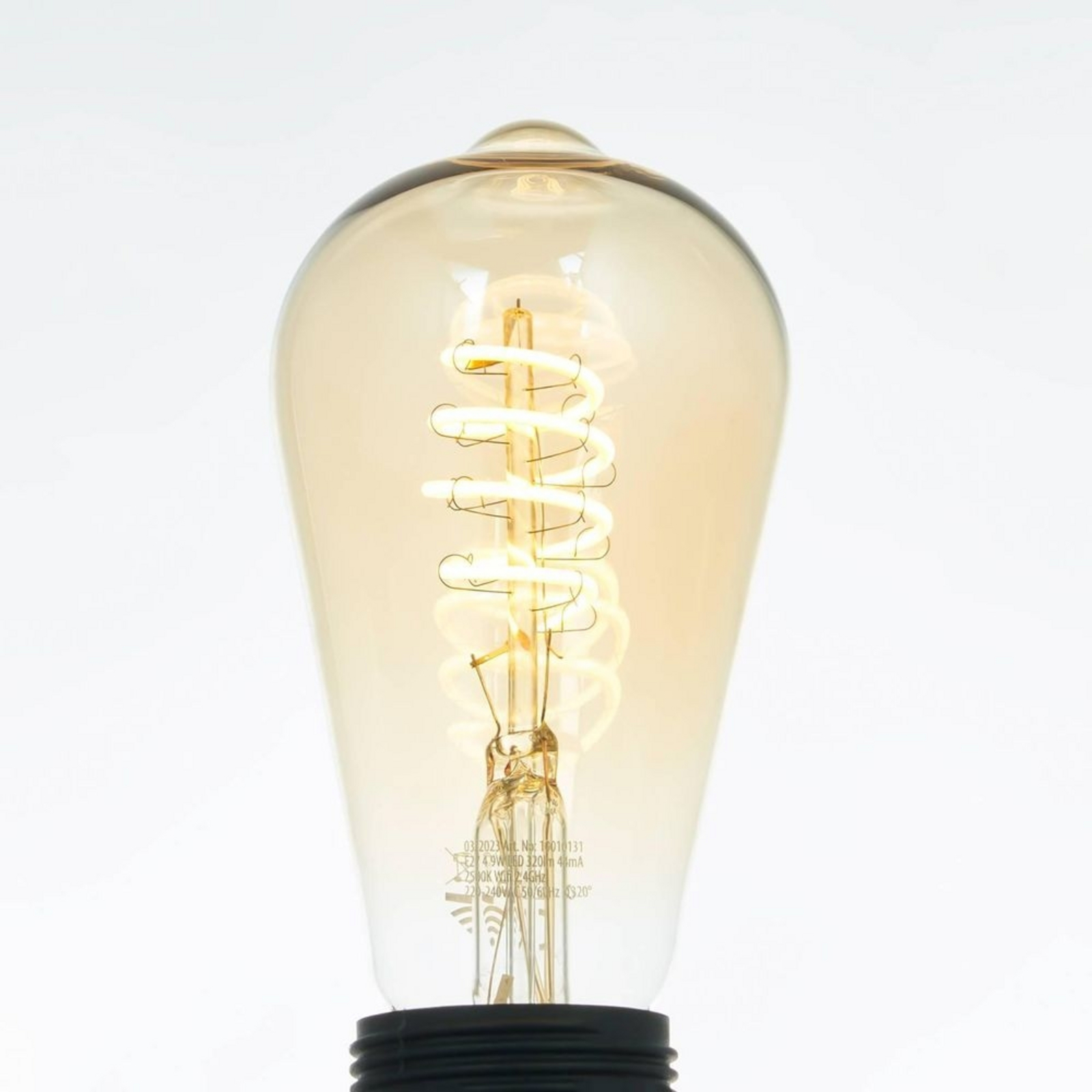 Bulb 4,9W ST64 Tuya WLAN E27 Amber - Luumr