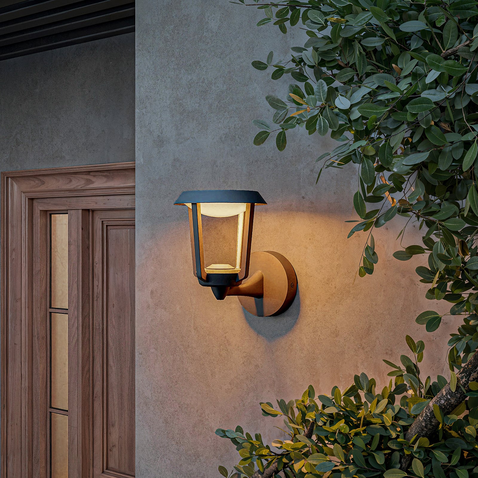 Philips Nuvy LED kültéri fali világítás, antracit, fém, IP44 Philips Nuvy LED kültéri fali világítás, antracit, fém, IP44