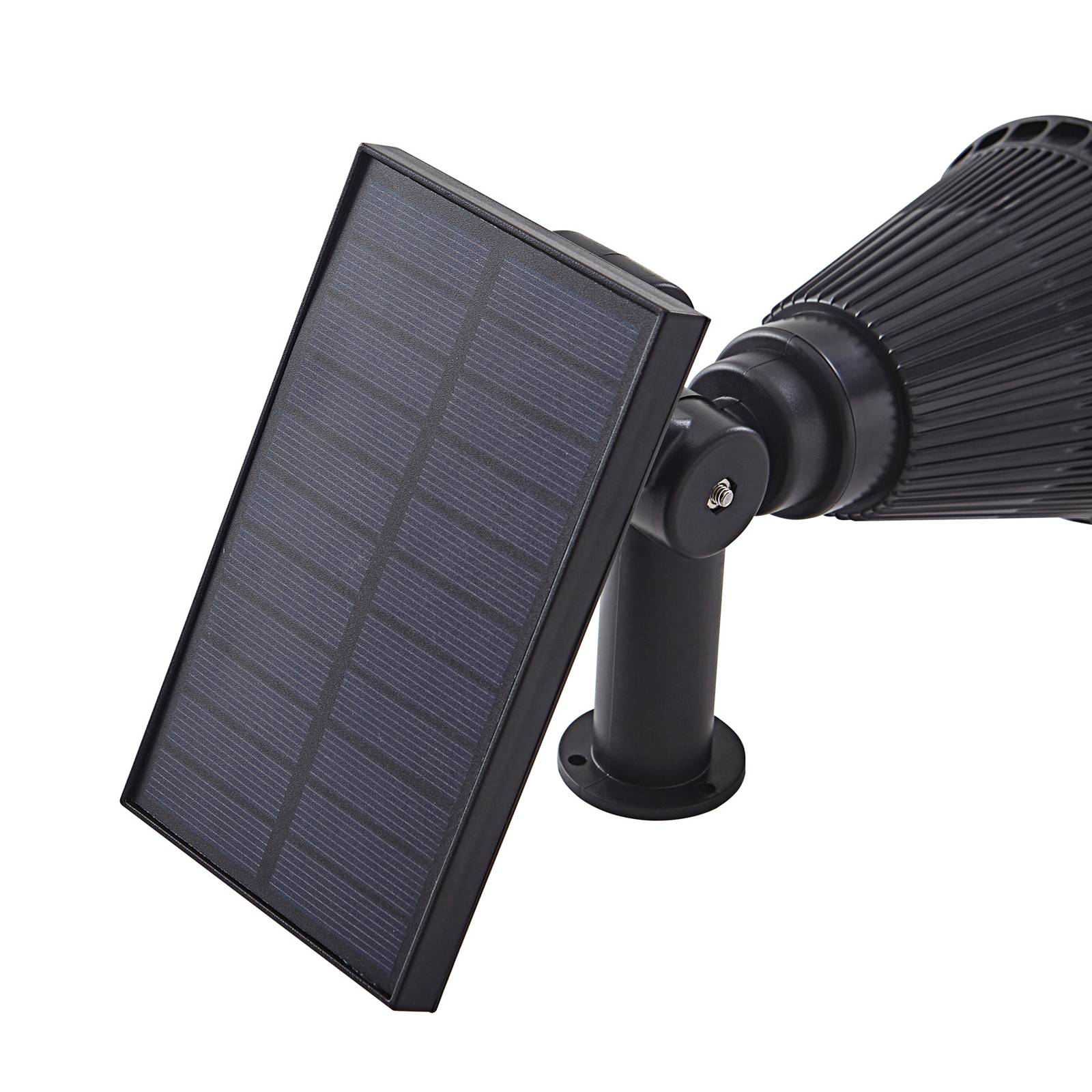Prios LED solarny szpikulec naziemny Liezel, RGB, Tuya, IP44, czarny