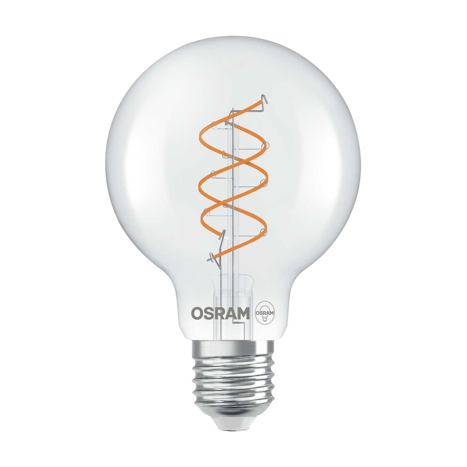 OSRAM LED Vintage G80 E27 7,2W 927 Spiral Filament klar dim