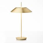 Vibia Mayfair stolní lampa LED, zlatá matná