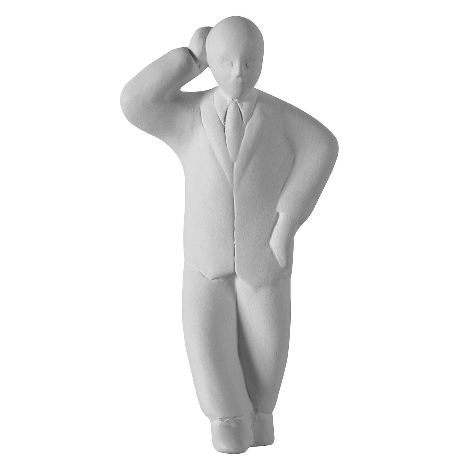 Karman Umarell decorative figure, 15 cm, pensive