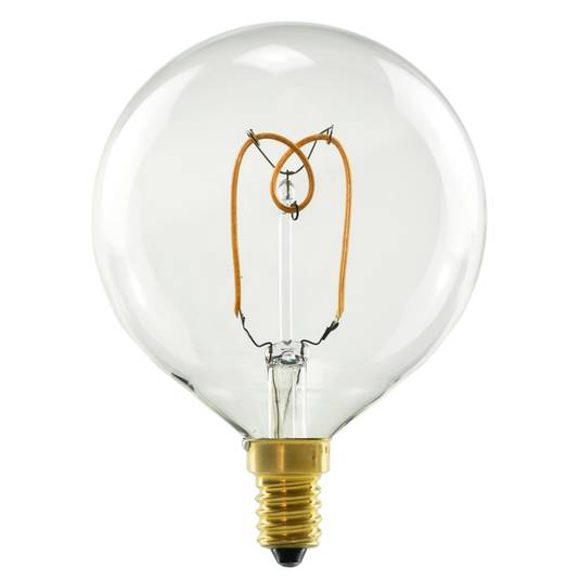 SEGULA LED globus svjetiljka E14 3,2W 2,200K prigušiva prozirna