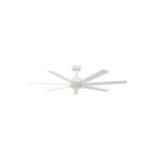 Atlanta Deckenventilator mit Licht weiß 142cm leise - Beacon