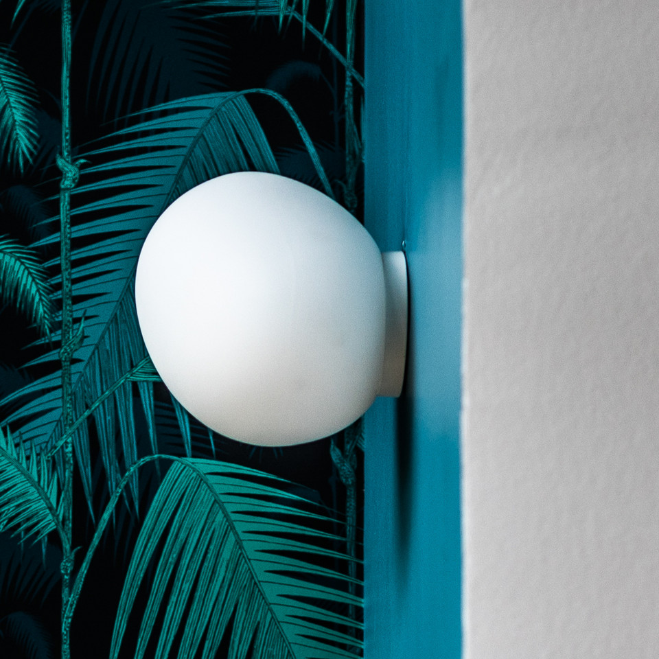 Foscarini Gregg piccola vägglampa, vit från Foscarini