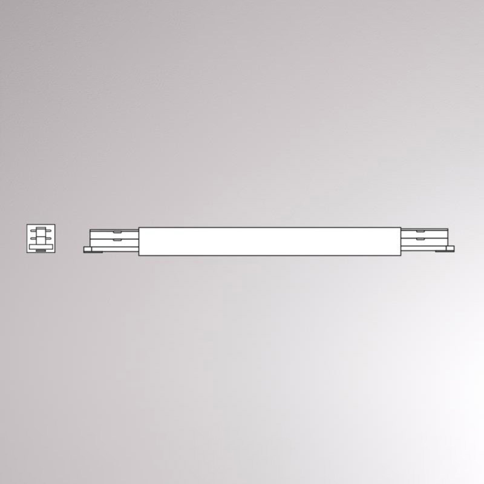 Volare two-circuit track central power feed