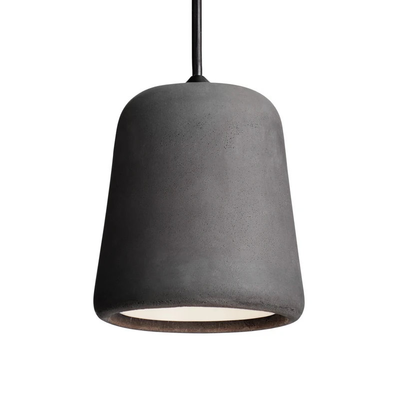 New Works - Material Pendant Dark Grey Concrete