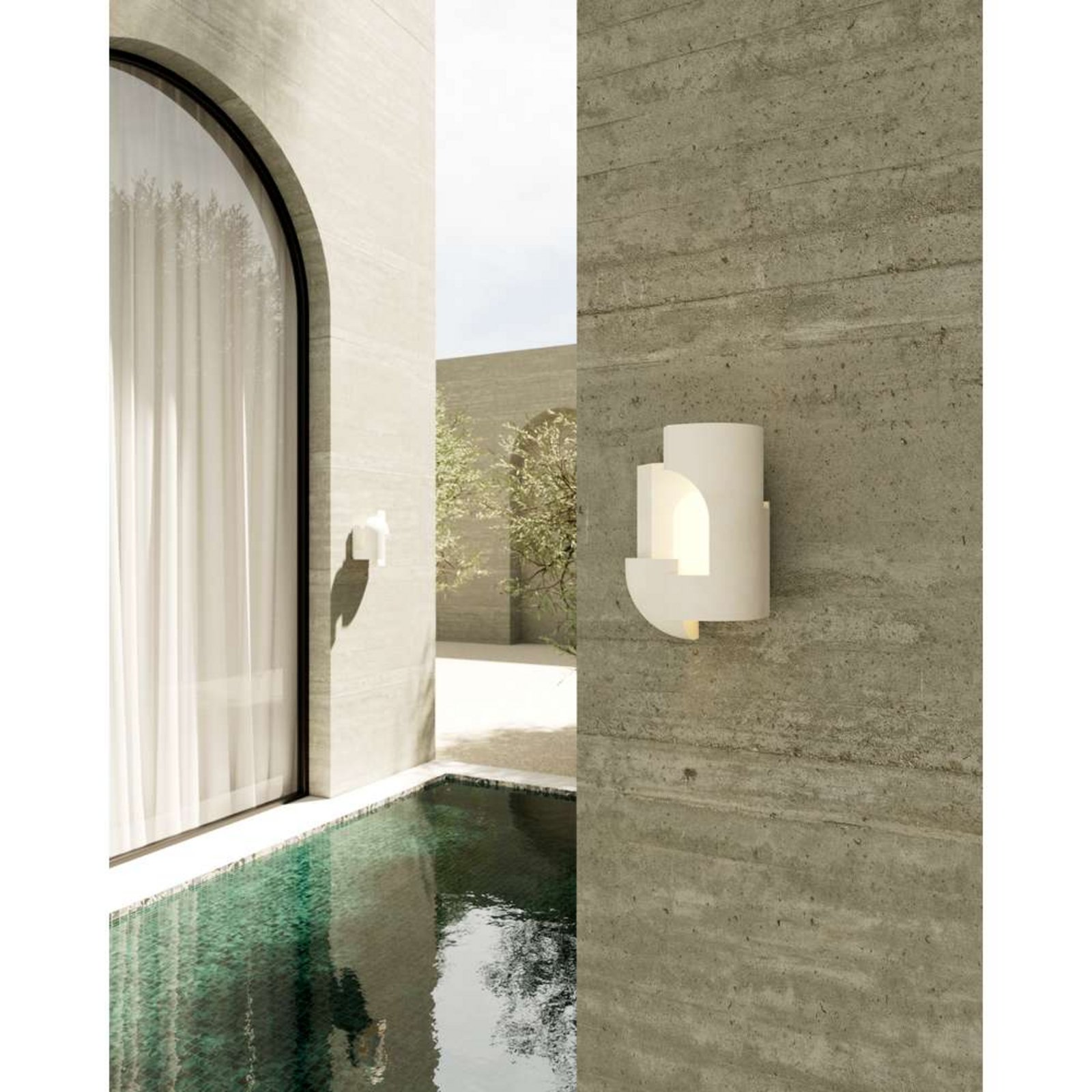 Soul Story 2 Aplica de Exterior White/Concrete - DCW