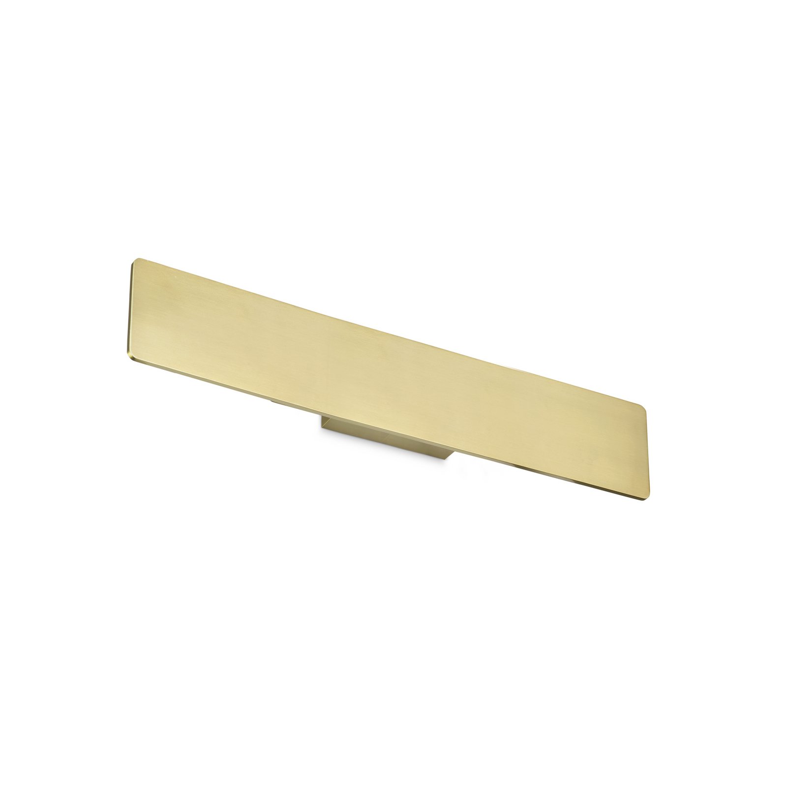 Ideal Lux LED wall lamp Zig Zap, width 53 cm, brass-coloured