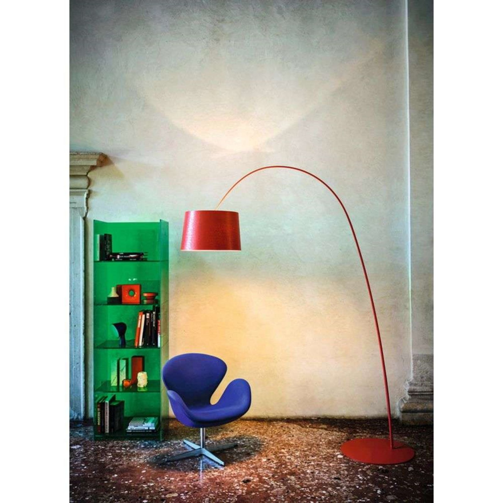 Twiggy LED Lampadar Red - Foscarini