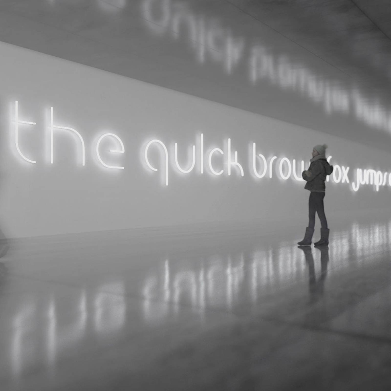 Artemide Alphabet of Light ściana mała litera c