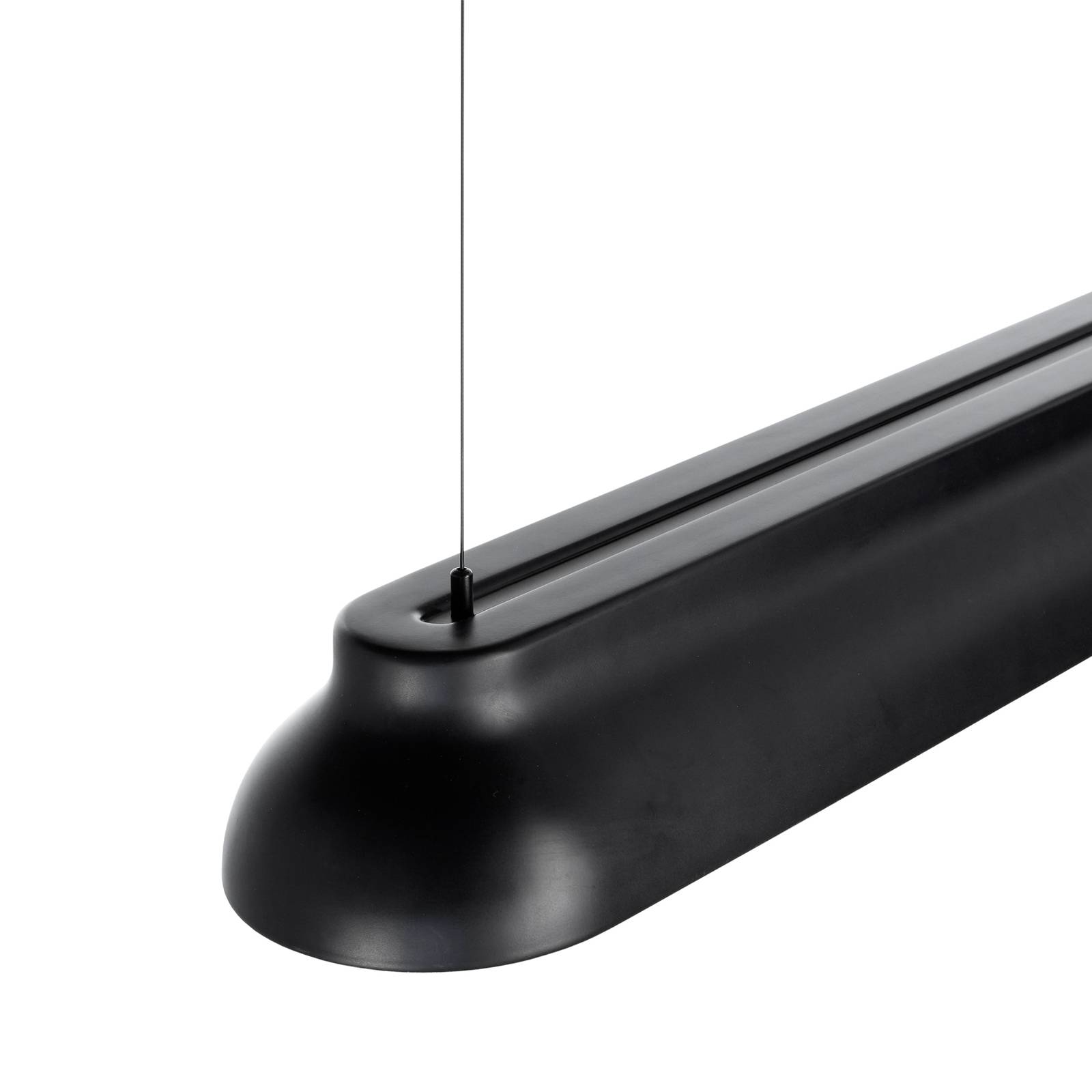 HAY PC Linear żyrandol LED, czarny