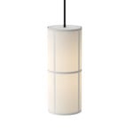 Audo Hashira pendant light with a linen lampshade