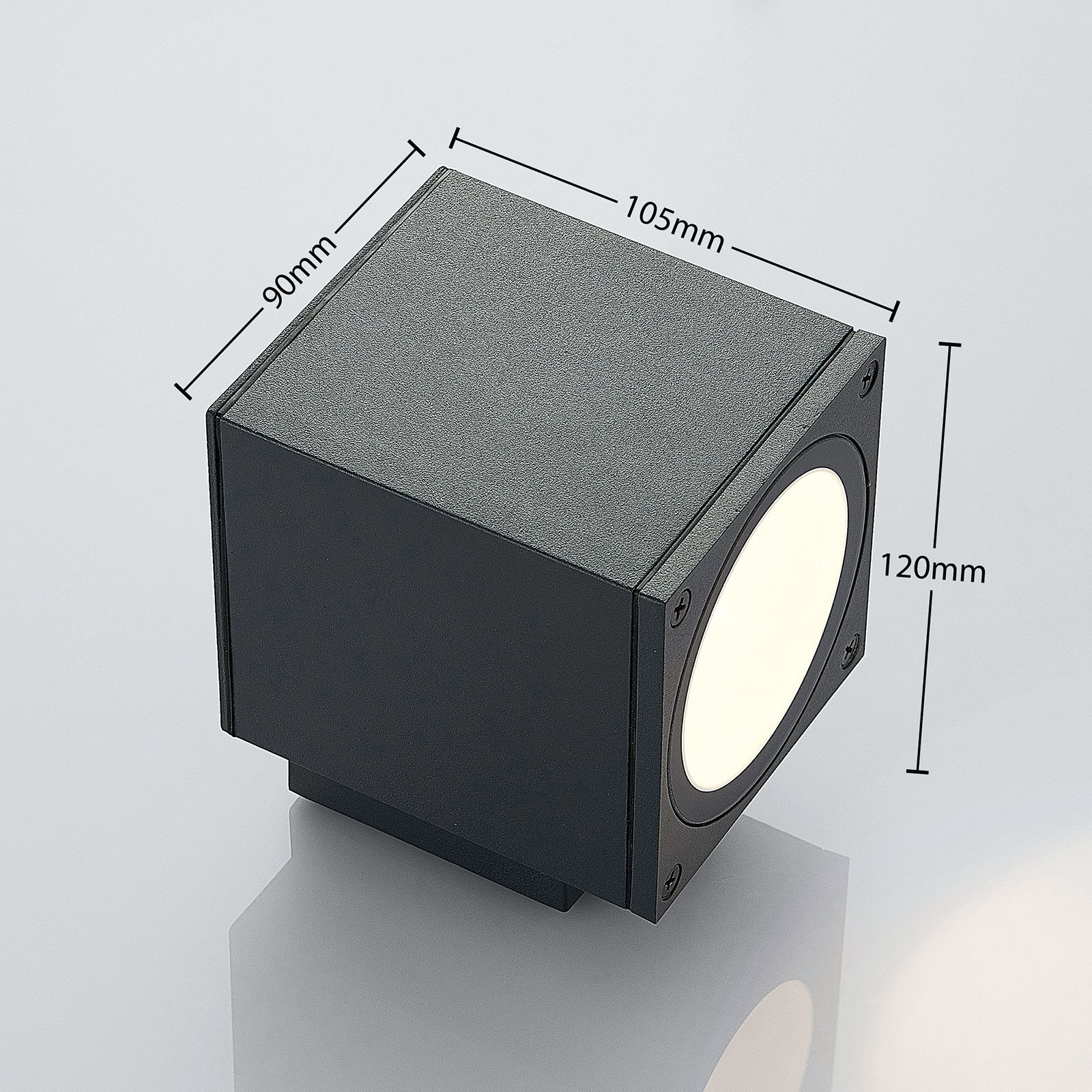 Vonkajšie nástenné LED svietidlo Mekita 1-pl.
