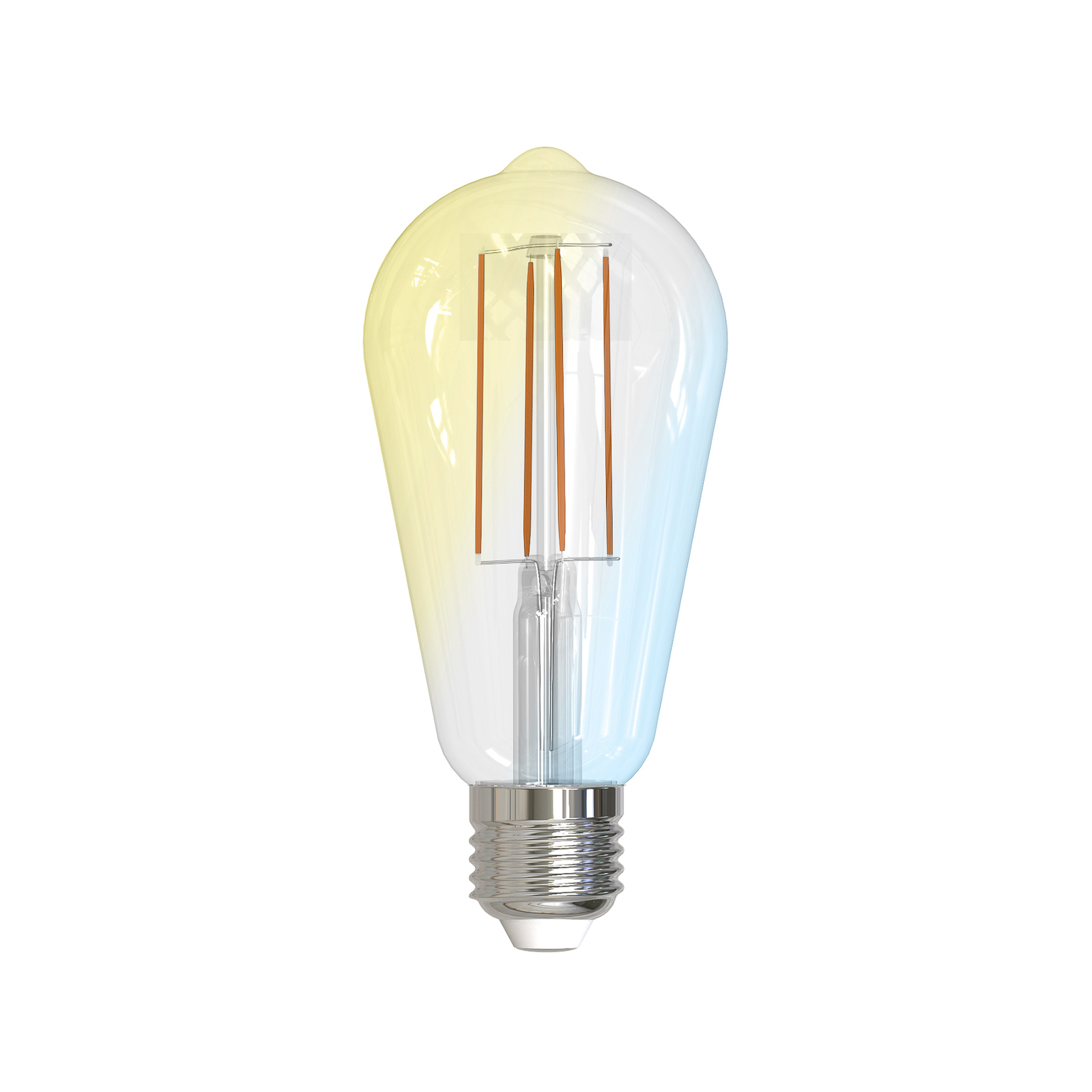 Prios LED-Lampe E27 ST64 7W ZigBee Tuya klar, 2er