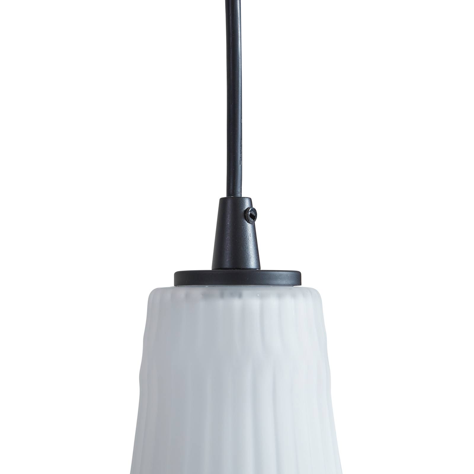 Lampa wisząca Lindby Belarion, opal, 1-punktowa, szkło, Ø 23 cm