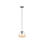 Kaizen hanging light, Ø 25 cm, amber, glass