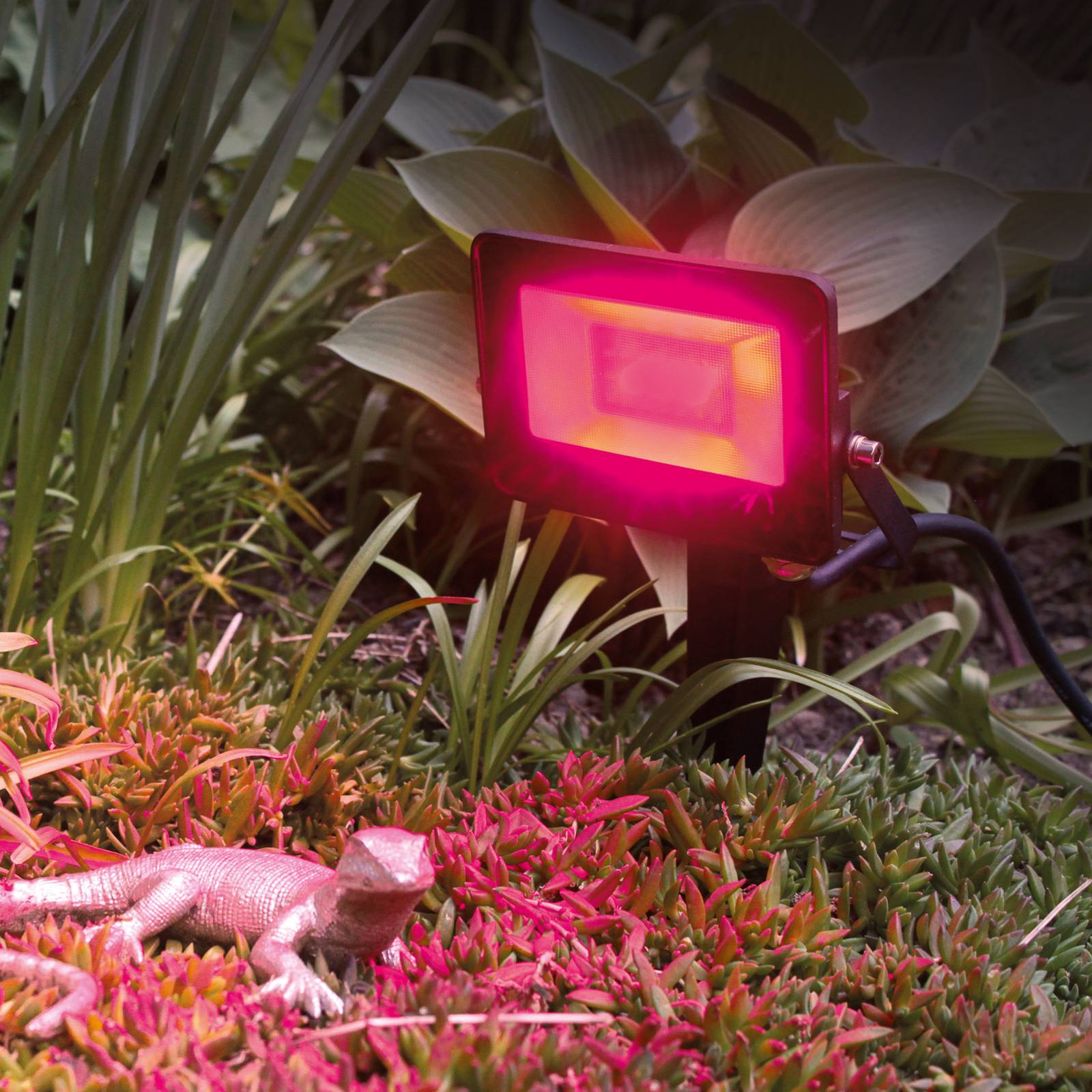 MEGATRON Utomhus LED-spot MT69070 vit + RGB