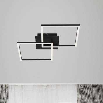 LED plafondlamp Frame 2-lamps Switch Dim zwart