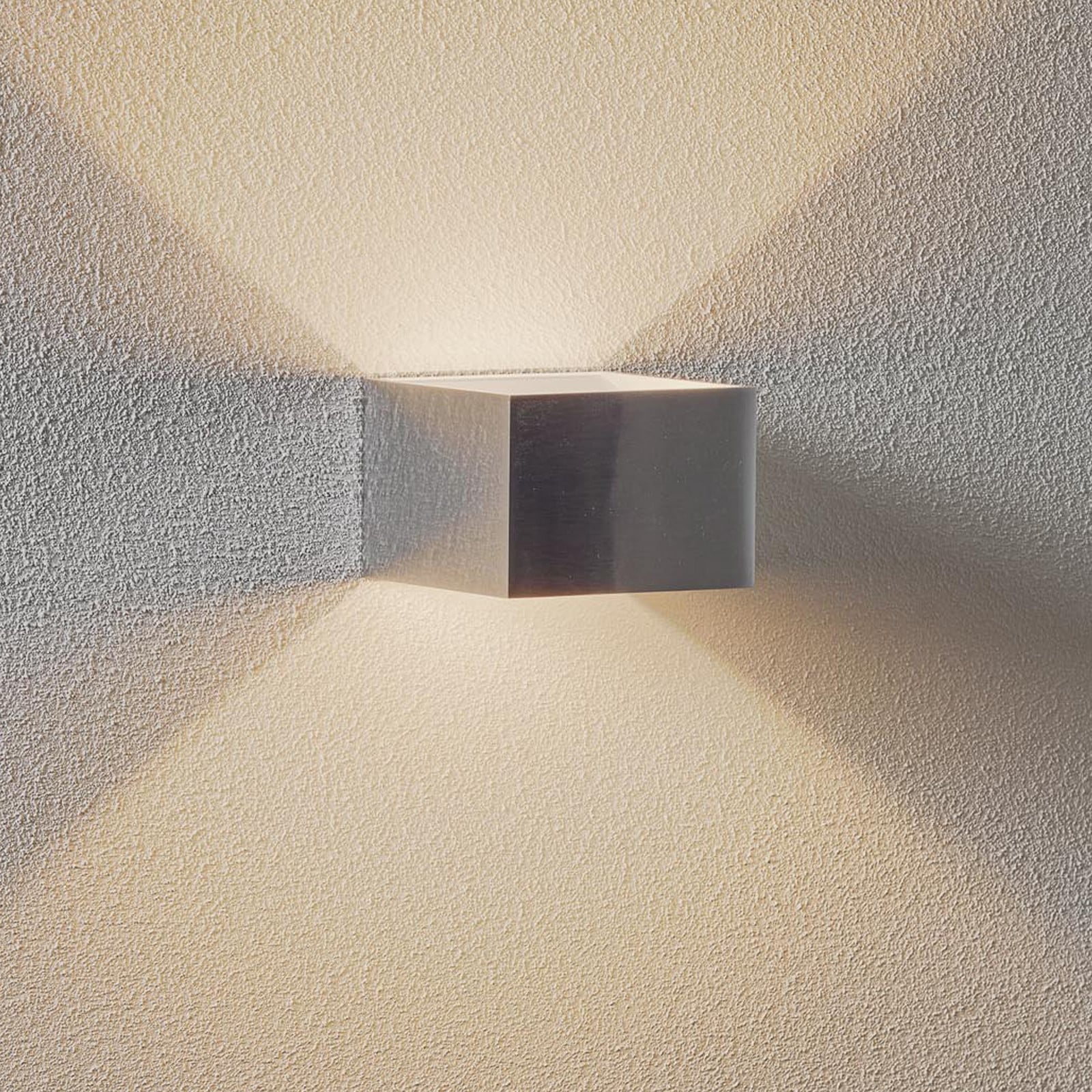 Logs In Væglampe LED Dim-To-Warm Alminium/White SLV - Entré - Moderne - Metal - Kantet