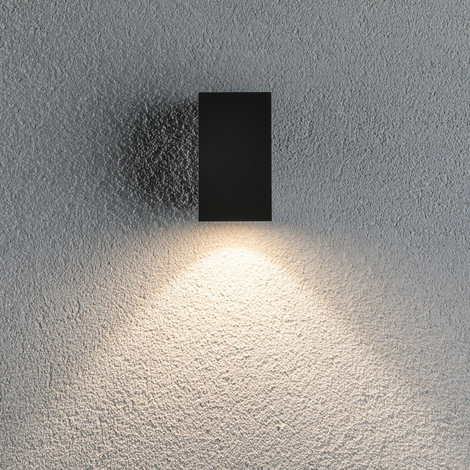 Paulmann Flame wall lamp 1-bulb 10.3 cm anthracite