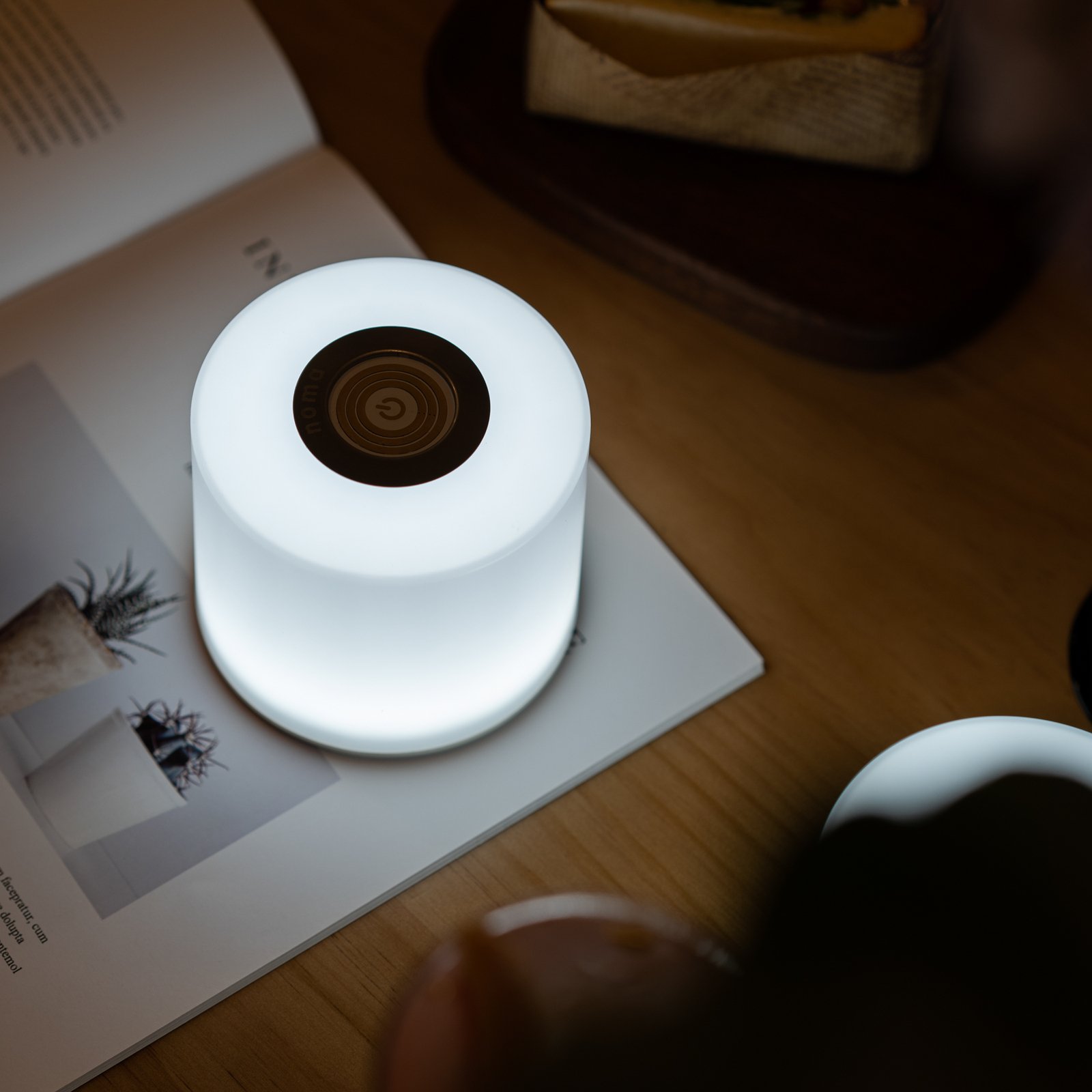 Noma LED outdoor table lamp add-on module