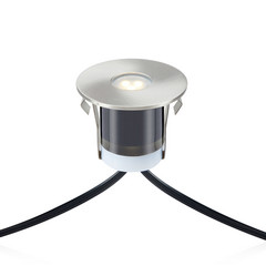 Sada 3 svítidel Garden 24 Decklight ve stříbrné barvě, 3x0,8 W