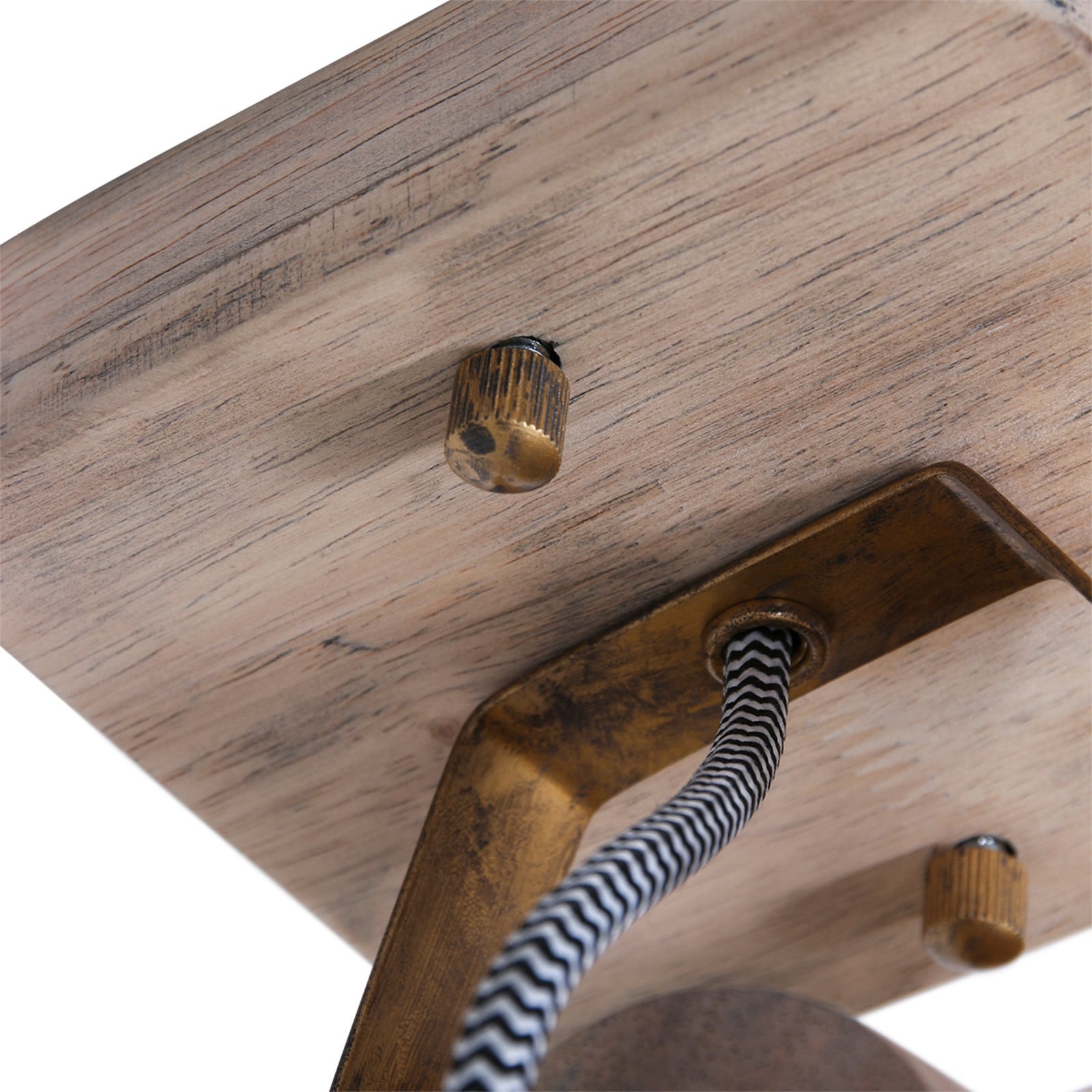 Steinhauer Χάλκινο, Φυσικό Gearwood Προβολέας Οροφής, 1-Φωτεινό Μπρονζέ