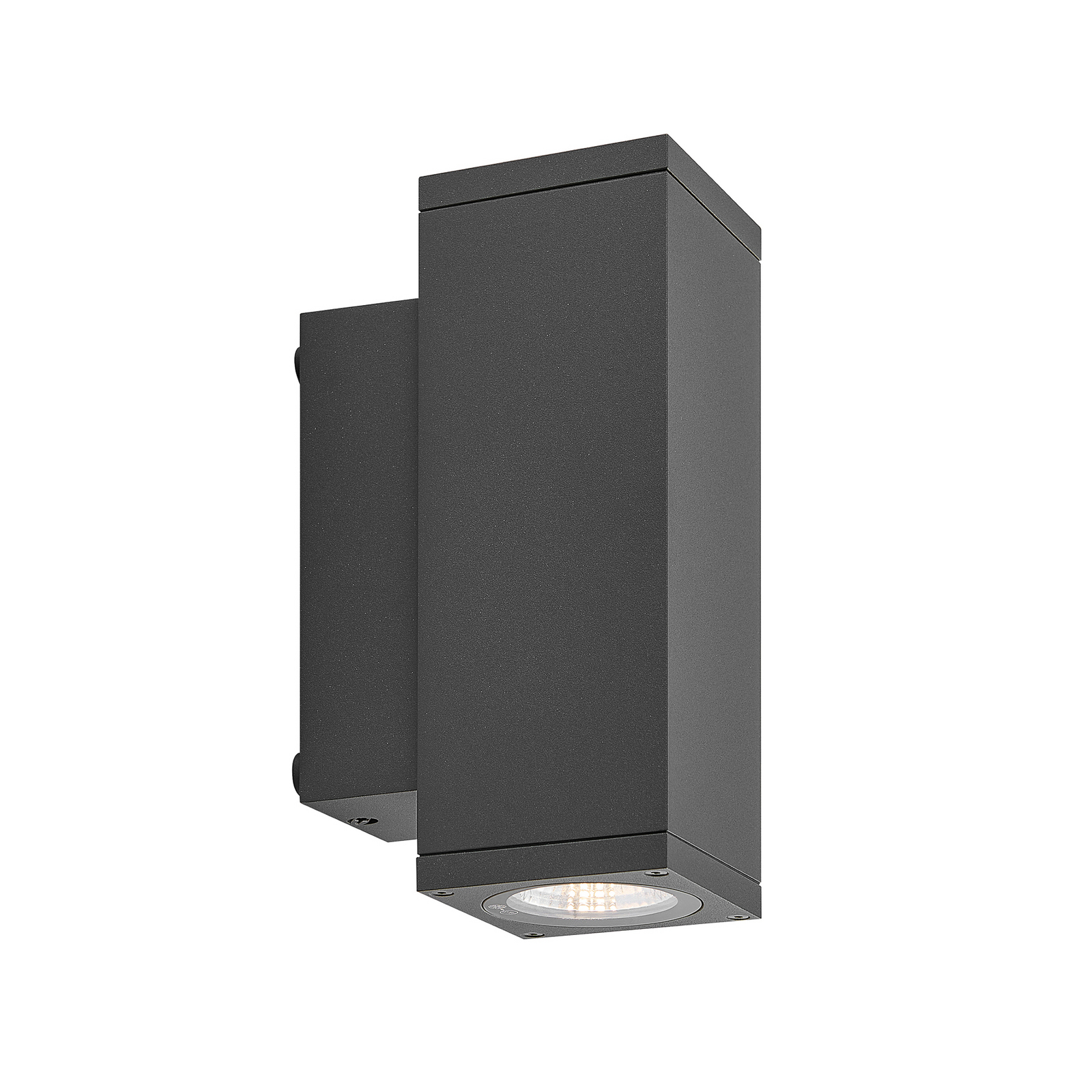 LED-Außenwandlampe ShoreLine Pro Square up/down, dunkelgrau